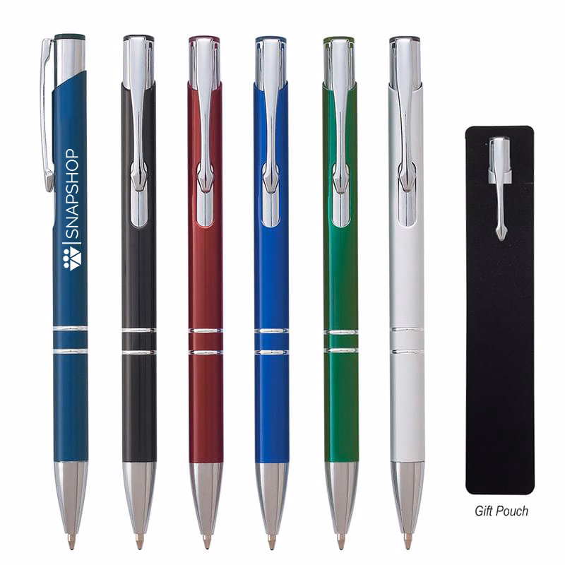 Brilliant Plunger Action Aluminium Pen