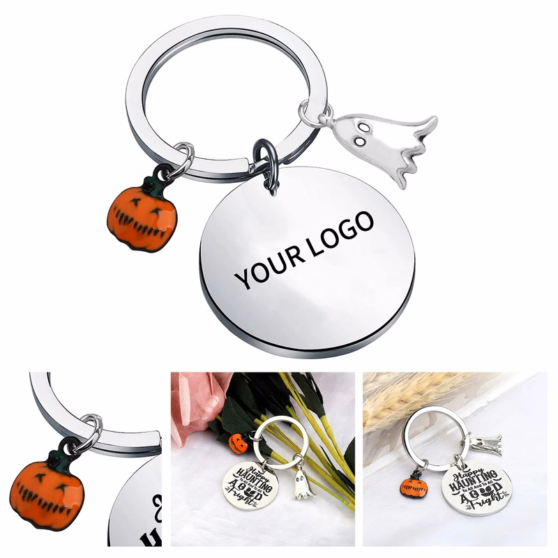 Stainless Halloween Keychain