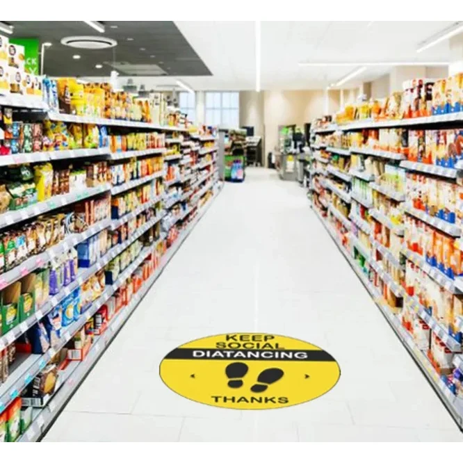 Die-cut Floor Decals (1ft x 1ft) 1