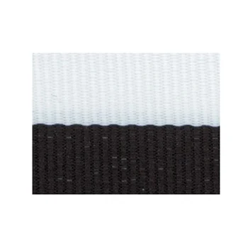 Black/White "V" Neck Ribbon with Clip, 7/8" wide 1