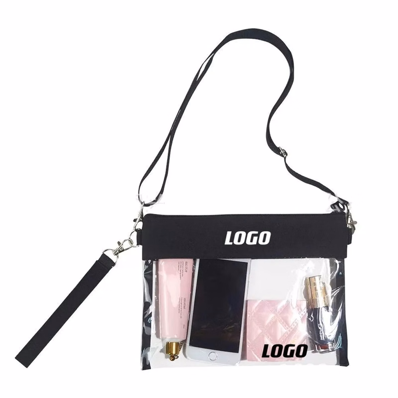 Clear Purse Pvc Transparent Crossbody Shoulder Messenger Bag
