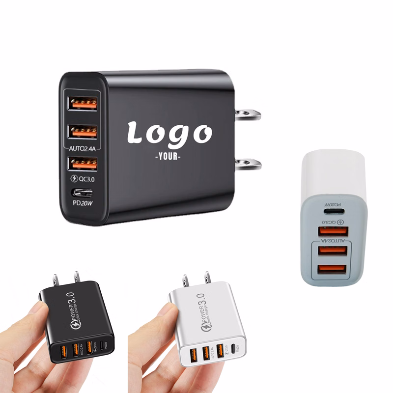 4 Port USB Charging Block