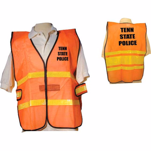 Orange Mesh Safety Vest Rx