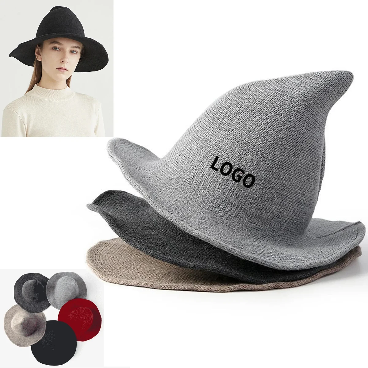 Foldable Halloween Witch Hat 1
