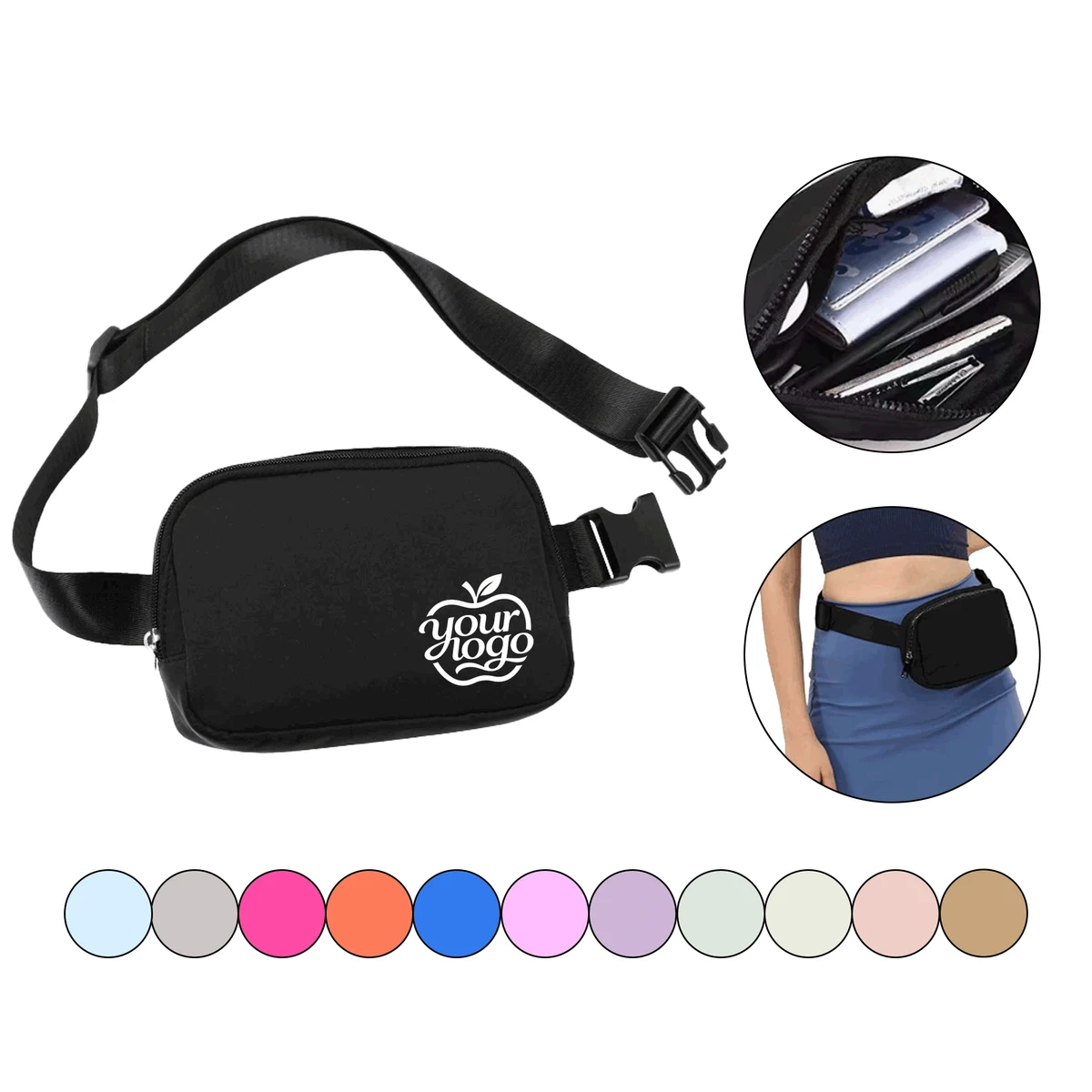Waterproof Nylon Chest Bag 1