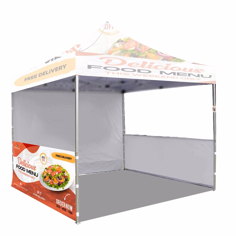 10' X 3' Tent Half Side Walls