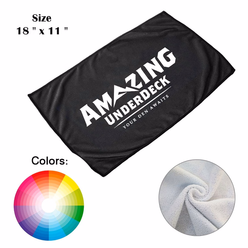 Sublimated Microfiber Rally Towel 11'' x 18''