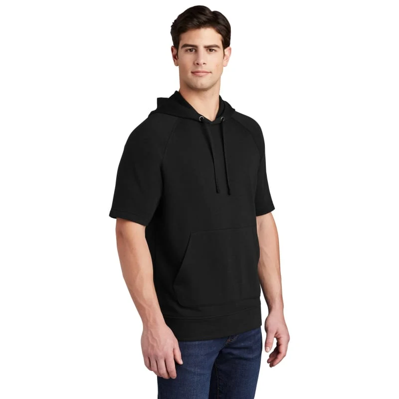 Sport-Tek PosiCharge Tri-Blend Wicking Fleece Short Sleeve Hooded Pullover, custom hoodie or sweatshirt with logo imprint 1