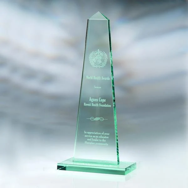 9" Award- Awards, Trophy-Obelisk_D300GA 1
