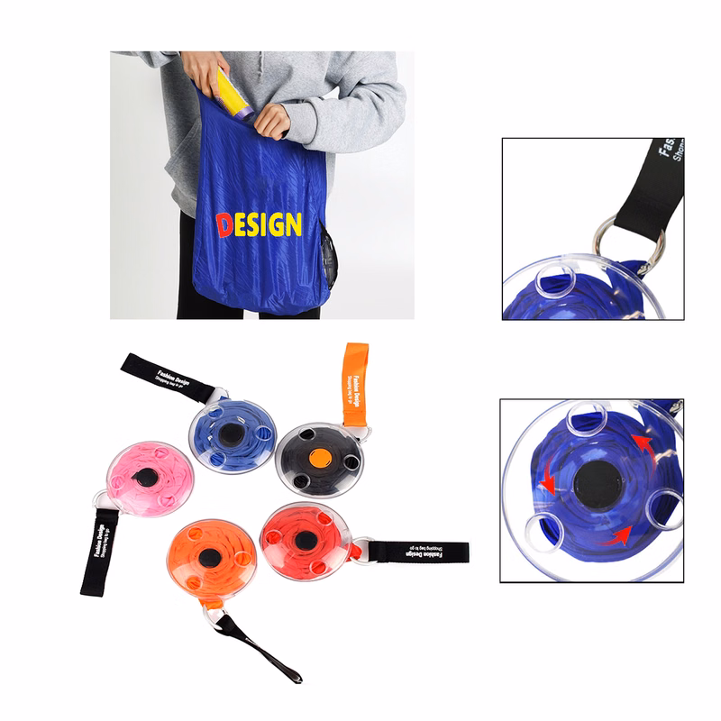 Foldable Bag - Compact Disc Shape Design