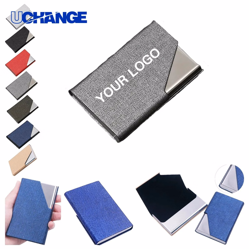 PU Card Holder Case with Magnetic Lid