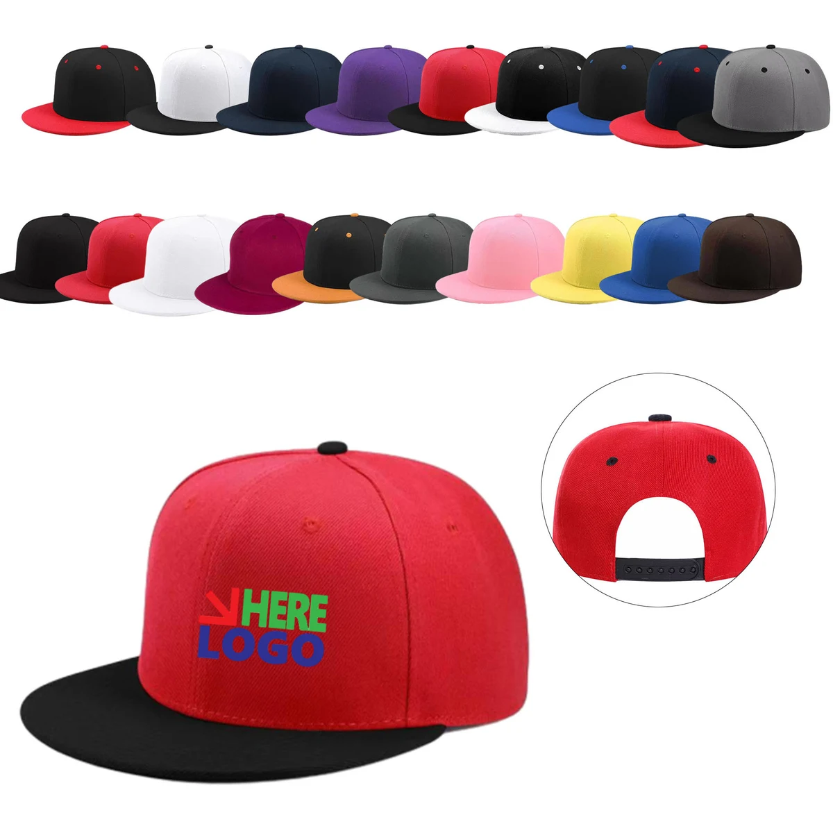 Fashionable Flat Edge Versatile Baseball Cap 1