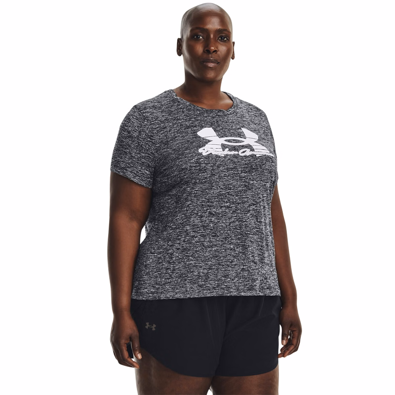 Women's UA Tech Twist Script Short Sleeve