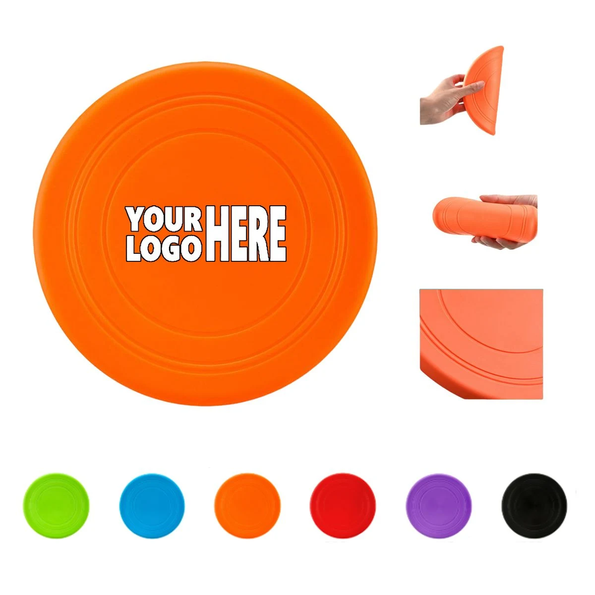 Durable Silicone Dog Flying Disc For Pet Training 1