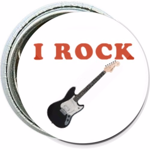 I Rock, Kids Button