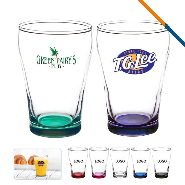 Custom 5.5 oz Beer Tasting Glass with Ribbed Rim — Brewery & Hospitality Promo 1