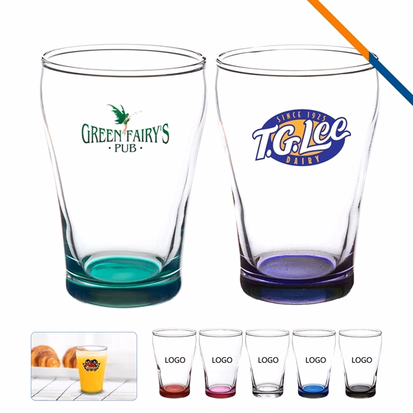 Custom 5.5 oz Beer Tasting Glass with Ribbed Rim — Brewery & Hospitality Promo