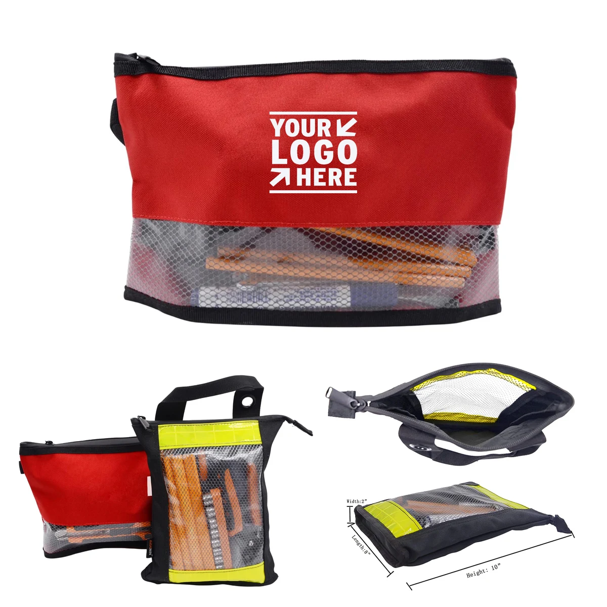 Small Tool Zipper Pouch Durable Storage Organizer Tote Bag 1