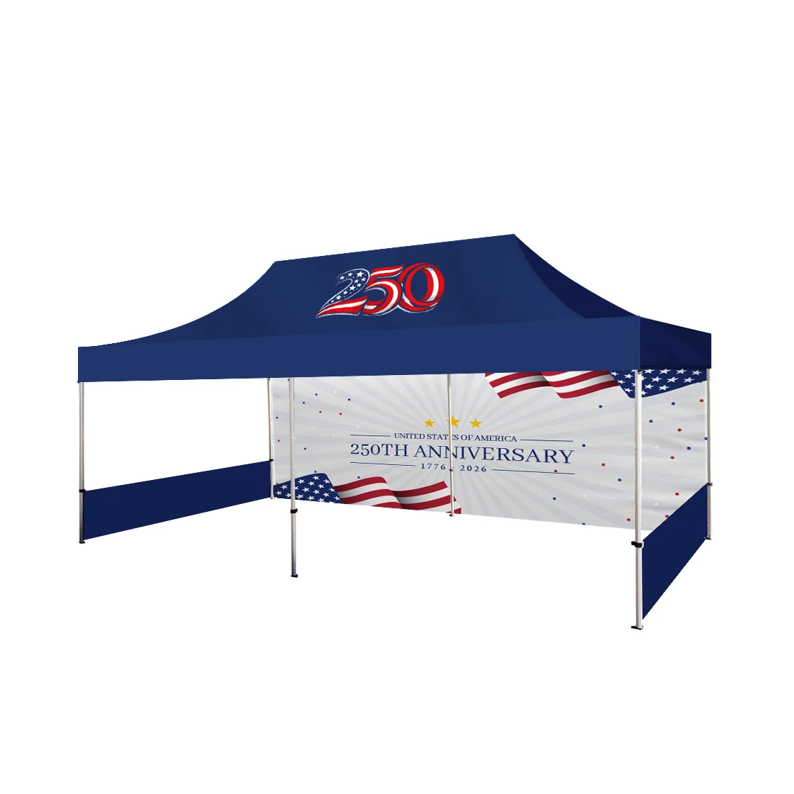 20 Ft Aluminum Canopy Tent Package With Topper and Frame 1