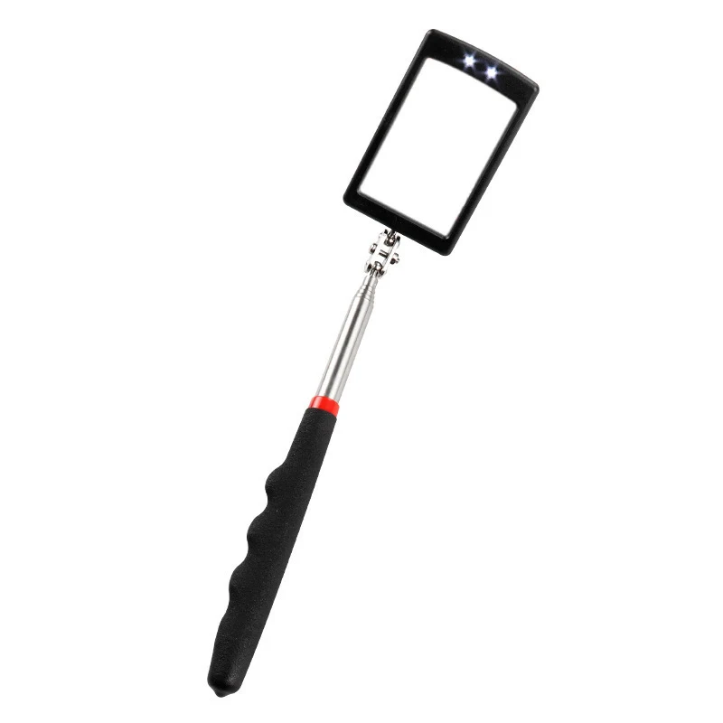 360 Swivel Telescoping LED Lighted Flexible Inspection Mirro 1