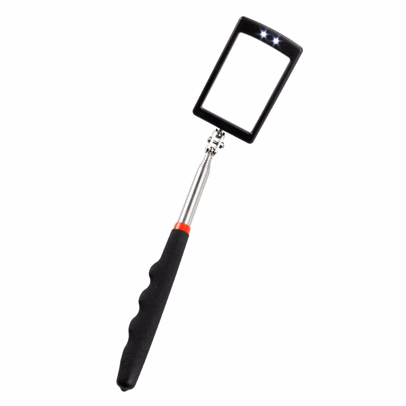 360 Swivel Telescoping LED Lighted Flexible Inspection Mirro