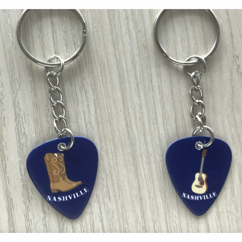 Guitar Pick Keychain