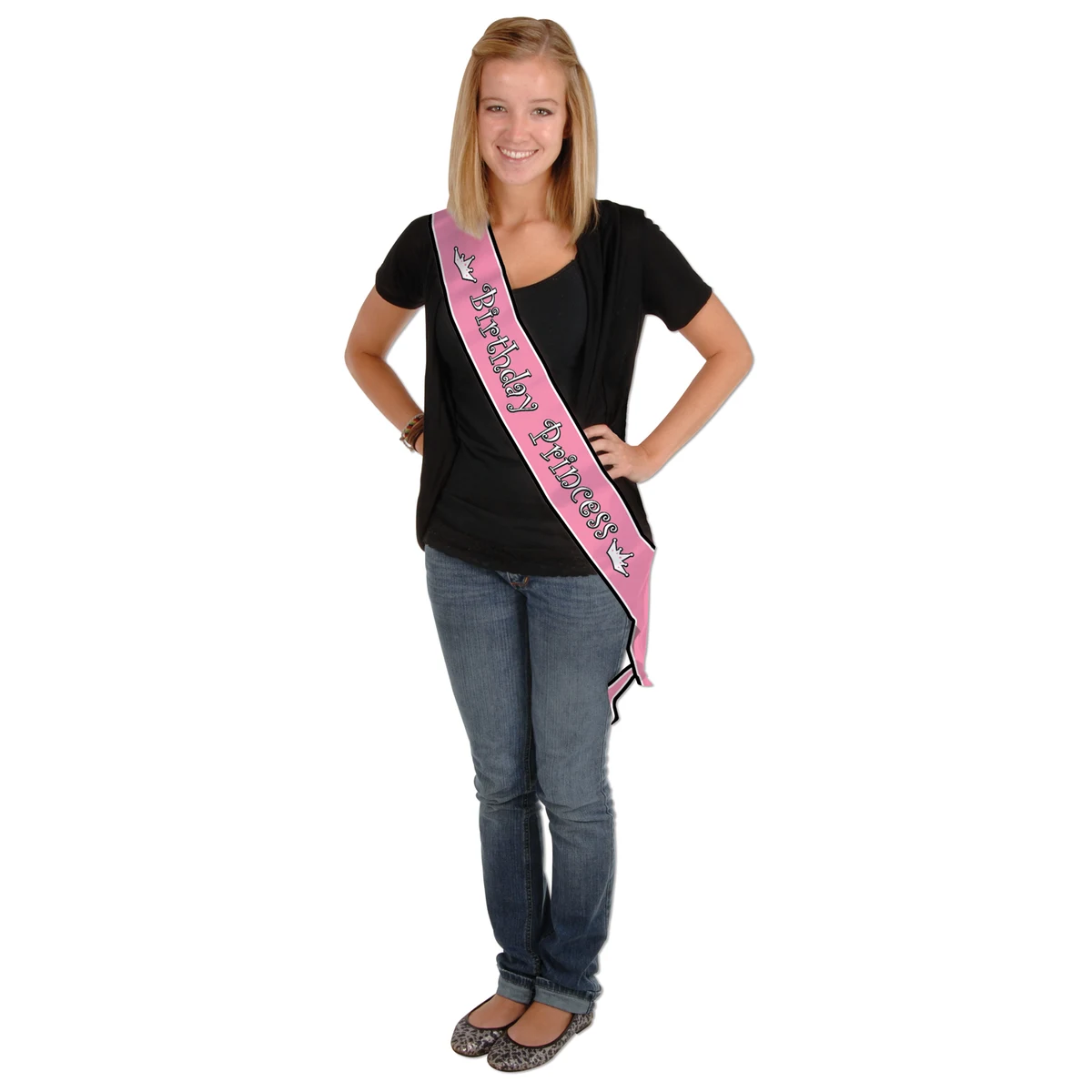 Birthday Princess Satin Sash 1