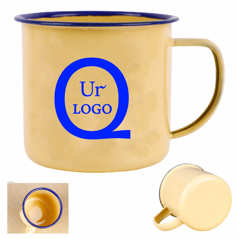 13.5 Oz. Enamel Camping Coffee Mugs