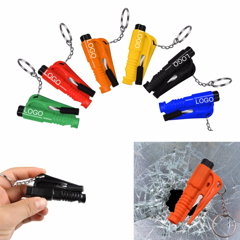 3 in 1 Glass Breaker and Seatbelt Cutter & Survival Whistle