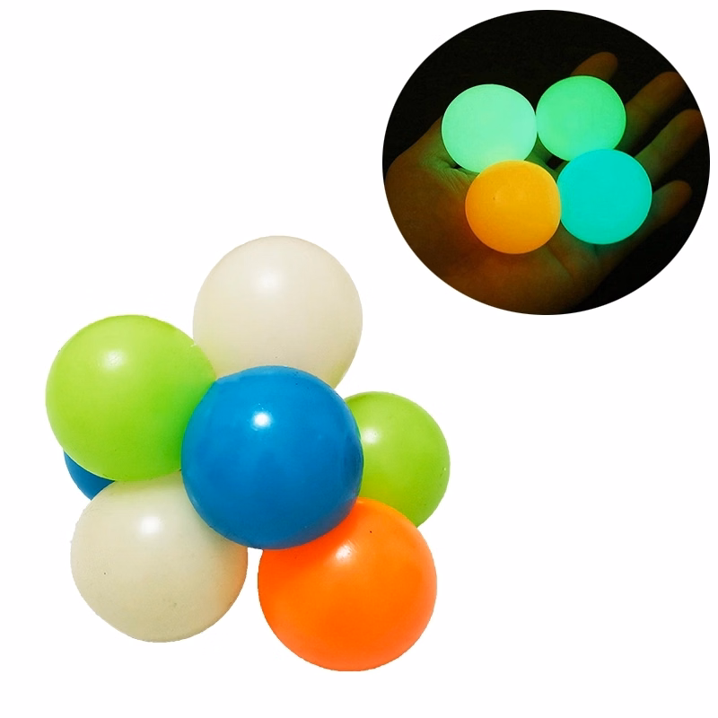 Dark Stress Relief Sucker Balls