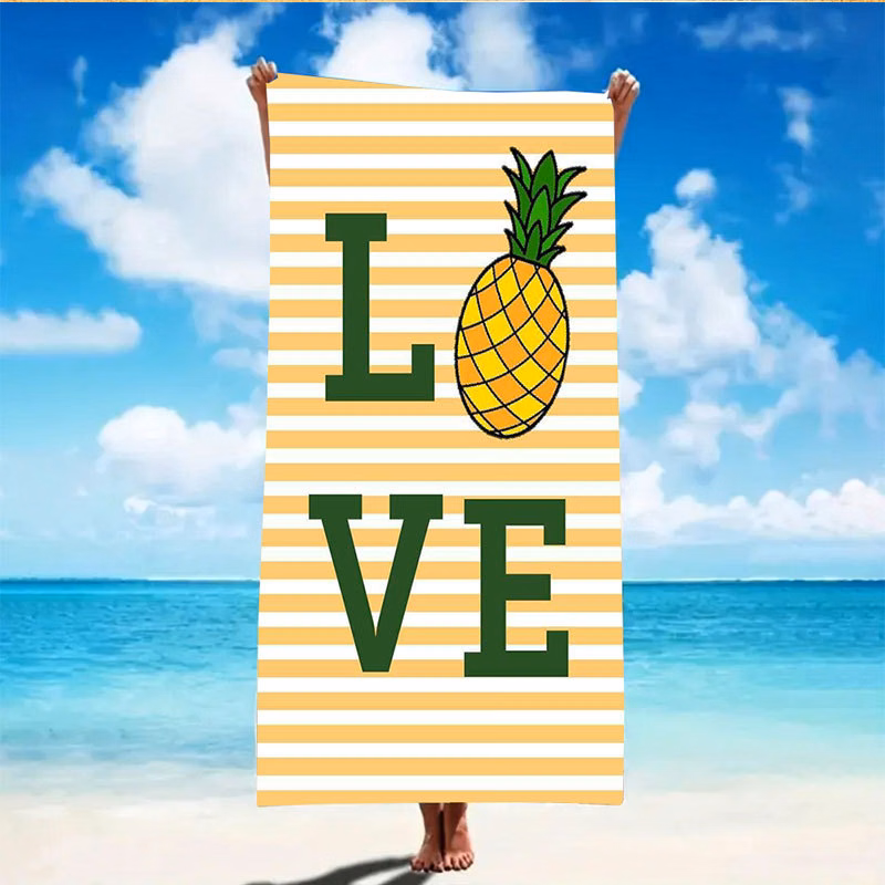 30" x 60" Sublimated Microfiber Beach Towel