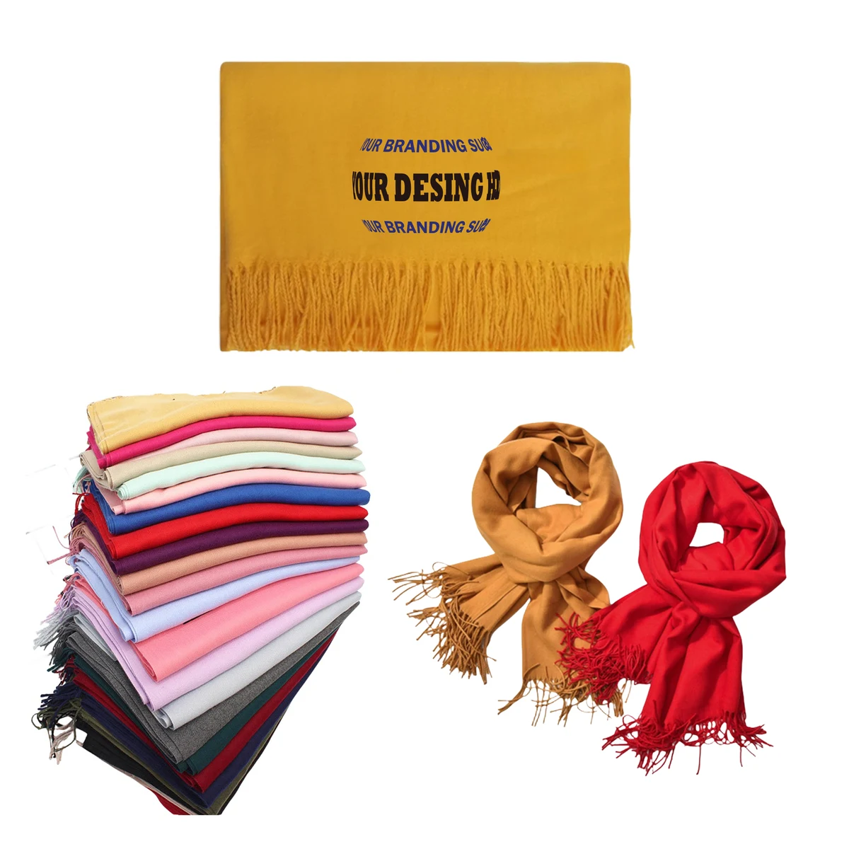 MOQ100 Winter Warm Scarf 1