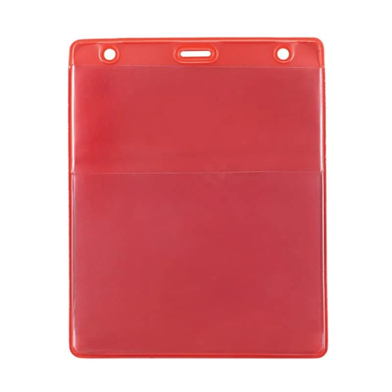 Vertical Event Vinyl Credential Wallet w/Slot & Chain 1