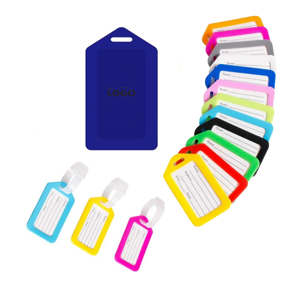 Plastic Luggage Tag MOQ 100PCS 1