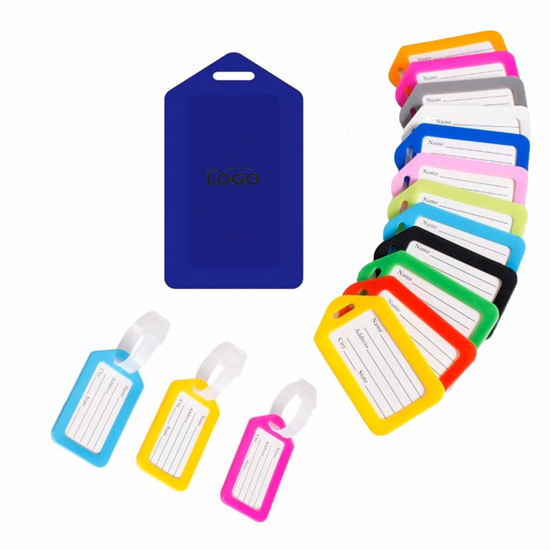 Plastic Luggage Tag MOQ 100PCS