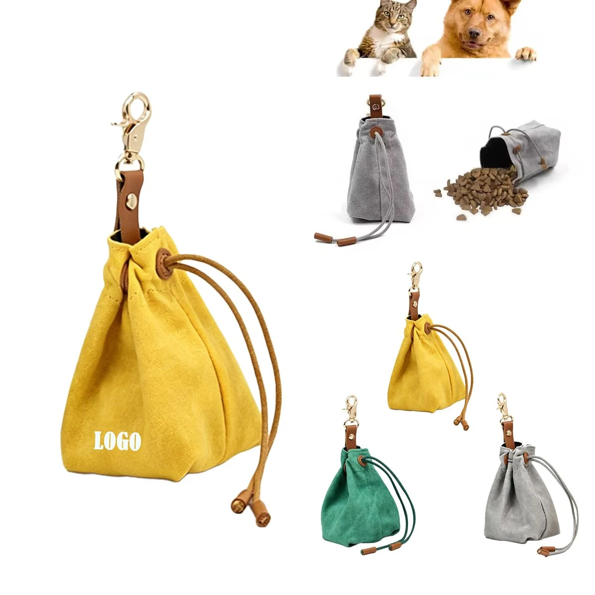 Pet Treat Drawstring Pouch 1