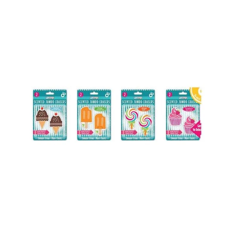 Jumbo Scented Erasers - Assorted 1