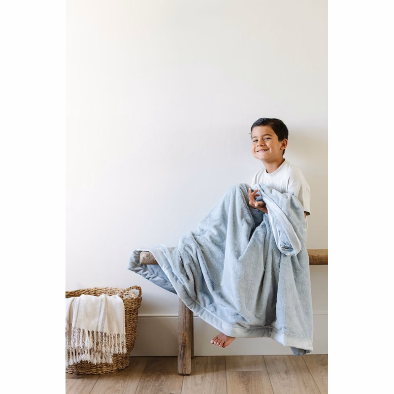 Lush Chambray-Toddler Luxury Blanket (40x60)