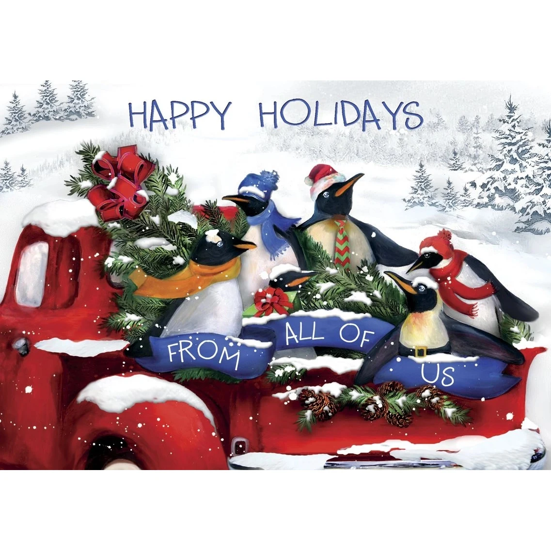 Penguin Posse Holiday Cards 1