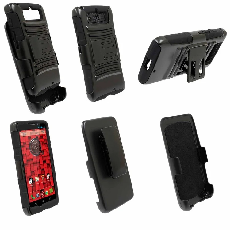 iBank ® Motorola Droid Maxx Hybrid Kickstand Hard Case 1