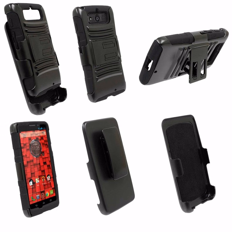 iBank ® Motorola Droid Maxx Hybrid Kickstand Hard Case