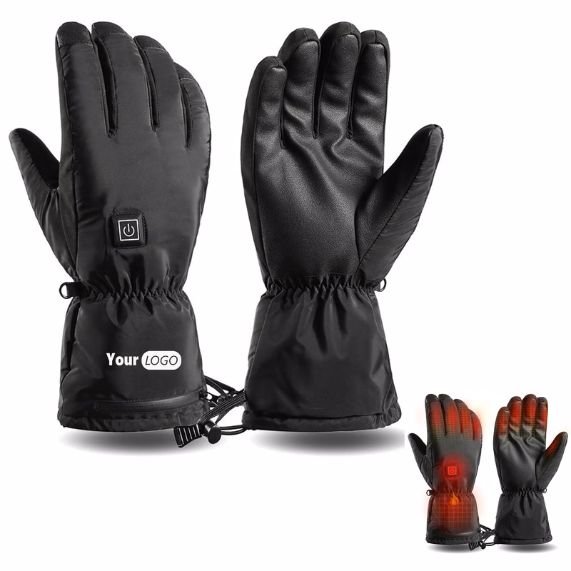 Waterproof Touch Screen Electric Heated Gloves 3 Heating Tem