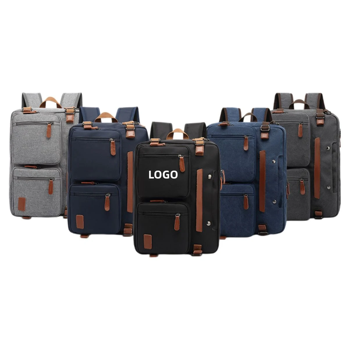 Durable Canvas Water-Resistant Backpack 1