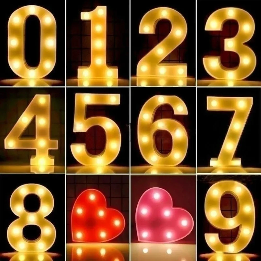 Decorative LED Glowing Marquee Letter 1