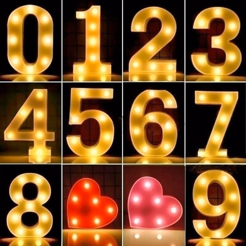 Decorative LED Glowing Marquee Letter