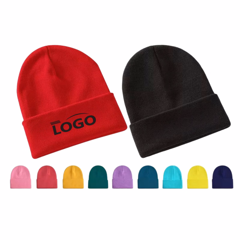 Winter Acrylic Kintted Beanie Hat