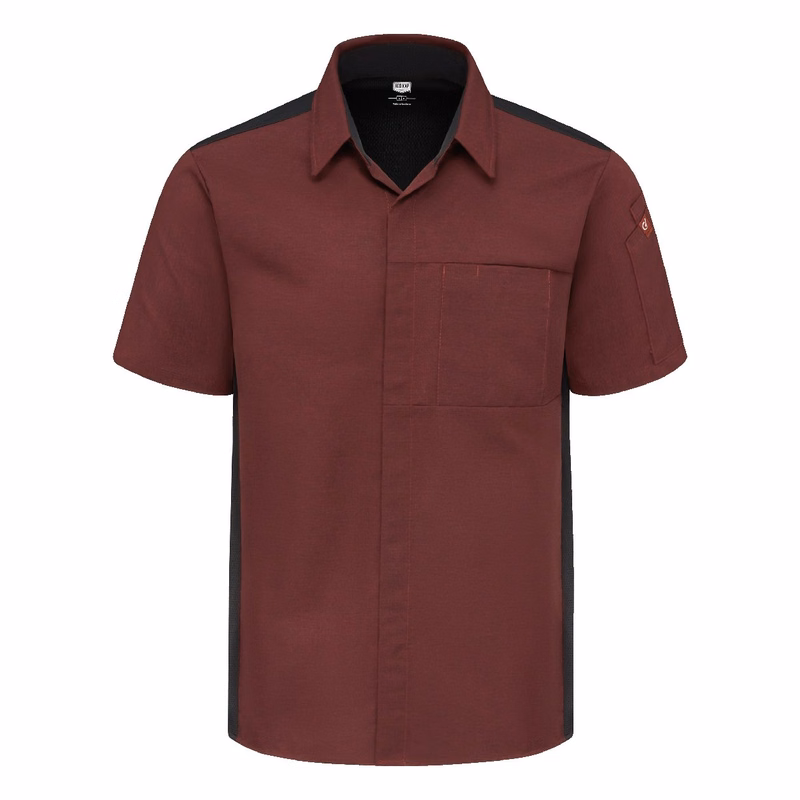 Poplin Airflow Cook Shirt with OilBlok - 502M