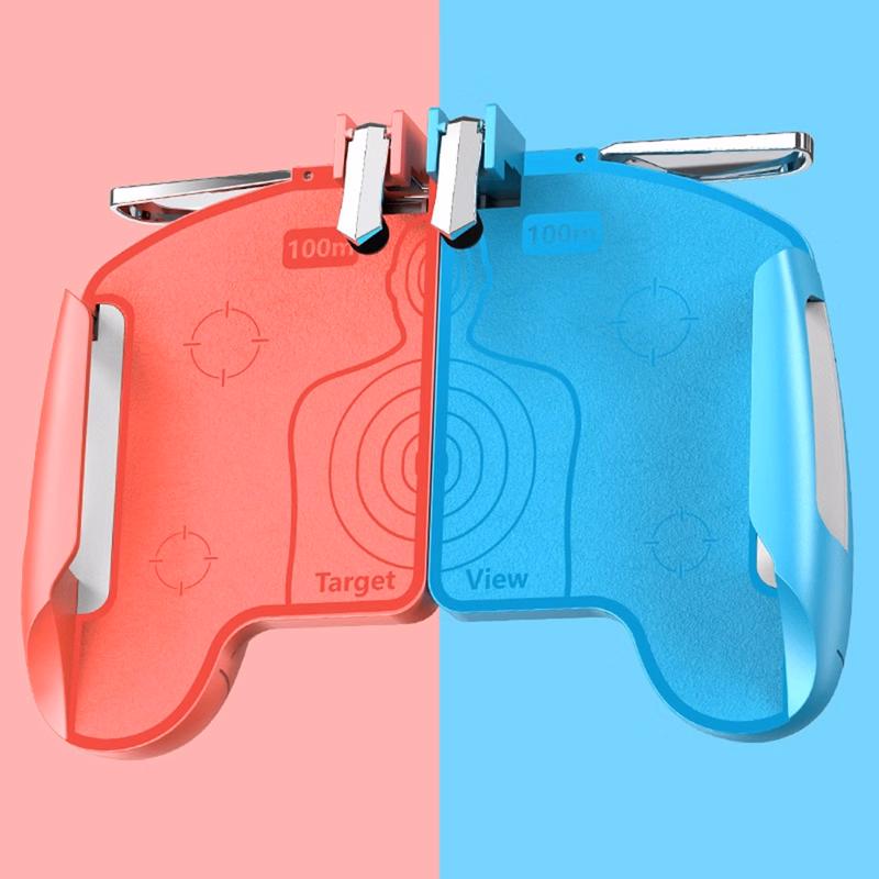 Mobile Game Controller Aim Trigger Fire Buttons
