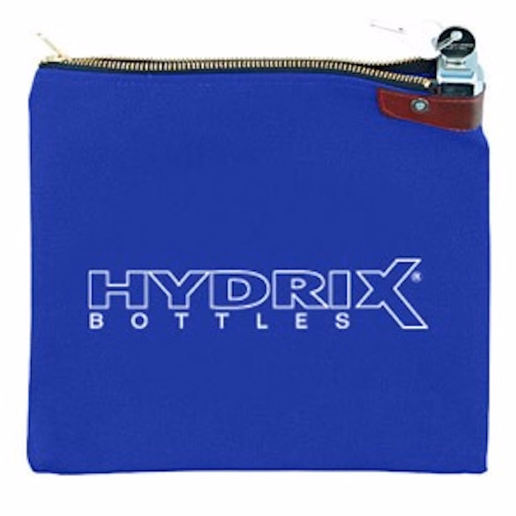 18 Oz. Colored Canvas Professional Lock Bag (10 1/2"x9")