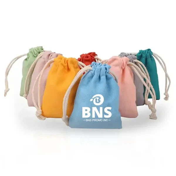 Cotton Drawstring Pouch Pouches Custom Jewellery Bags 1